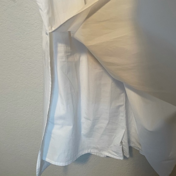 Zara White Romper/Dress shoulder cut out size xs - Picture 6 of 6